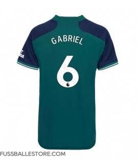 Günstige Arsenal Gabriel Magalhaes #6 3rd trikot Damen 2023-24 Kurzarm